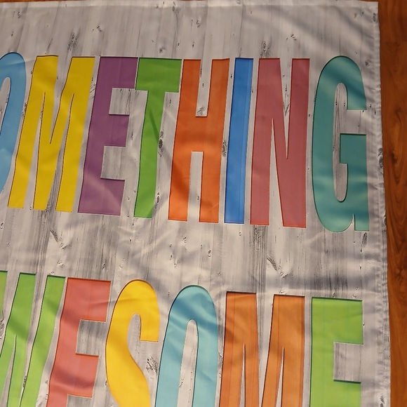 Do Something Awesome Today Wall Tapestry Sunflower 60X80 - Picture 4 of 9